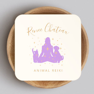 Animal Healing Reiki Master Business Card