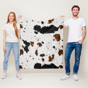 Animal Hide  Fleece Blanket