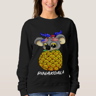 Animal Idea Pinapple Usa Cute Koala Sweatshirt