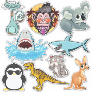 Animal Illustration stickers