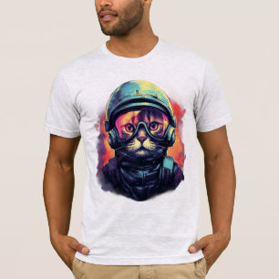 Animal in Space Cat 1 T-Shirt