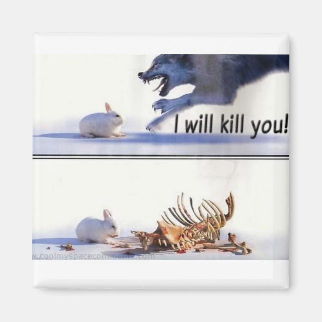animal irony magnet (Front)