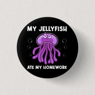 Animal Jellyfish Lover 1 Inch Round Button