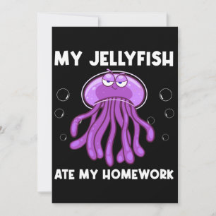 Animal Jellyfish Lover Thank You Card