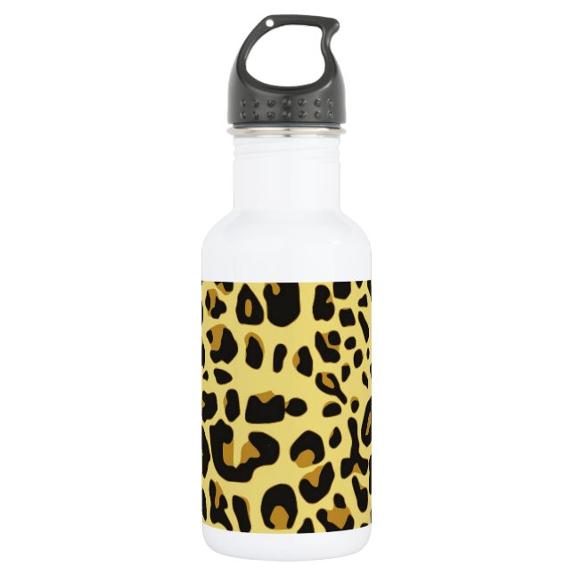 Animal Jungle Cat Pattern 532 Ml Water Bottle (Front)