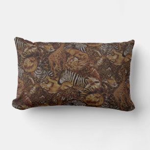 ANIMAL JUNGLE SAFARI LUMBAR PILLOW