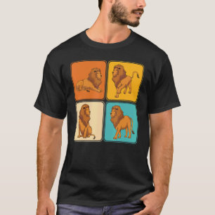 Animal King Pop Africa Safari Lion T-Shirt