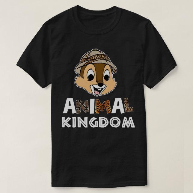 Animal Kingdom Chip White Classic T Shirt (Design Front)