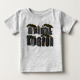 Animal Kingdom Picture Logo With Wildlife, Baby T-Shirt