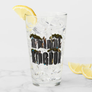 Animal Kingdom Picture Logo With Wildlife, Glass