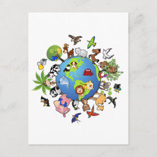 Animal Kingdom Postcard