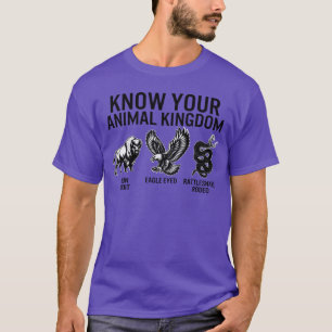 Animal Know Your Animal Kingdom Bison girl T-Shirt