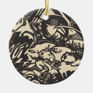 Animal Legend Tierlegende Ceramic Ornament