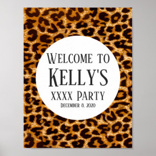 Animal, Leopard ,cheetah welcome sign