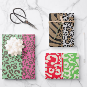 Animal leopard zebra pattern Wrapping Paper