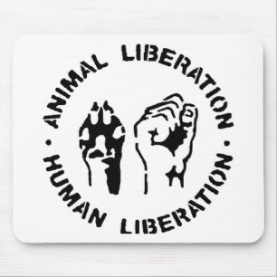 Animal Liberation - Human Liberation Mouse Pad