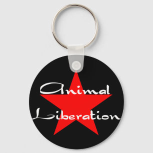 animal liberation keychain