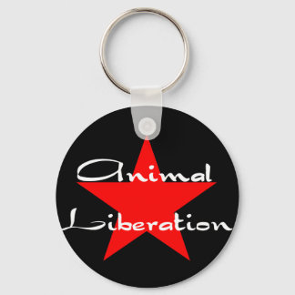 animal liberation keychain