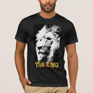 Animal Lion Face Mens Bella+Canvas Short Sleeve T-Shirt