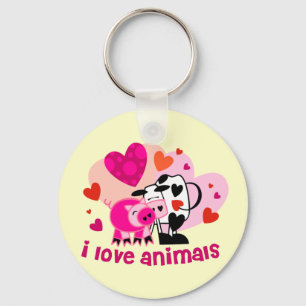 Animal Love Keychain