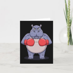 Animal Lover Boxing Match Sport Fighting Boxer  Card