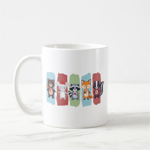 Animal Lover Christmas Raccoon Opossum Winter  Coffee Mug