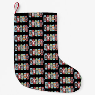 Animal Lover Christmas Raccoon Opossum Winter  Small Christmas Stocking