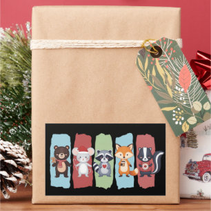Animal Lover Christmas Raccoon Opossum Winter  Sticker