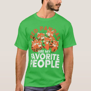 Animal lover gift animal funny red panda funny T-Shirt