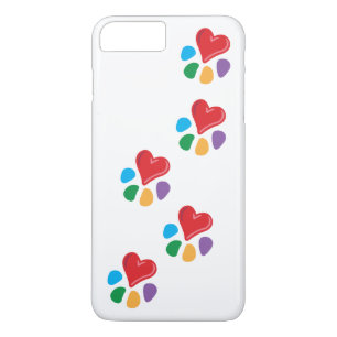 Animal Lover_Heart-Paw_footprints_love your pets! Case-Mate iPhone Case