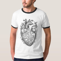 Animal Lover Heart Pet Sanctuary Line Art T-Shirt