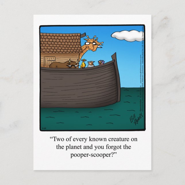 Animal Lover Humor Postcard "Spectickles" (Front)