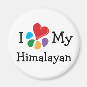 Animal Lover_I Heart My Himalayan Magnet