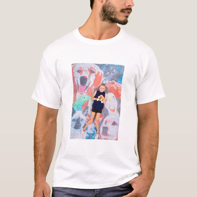 Animal Lover - Kids Art for CHOC T-Shirt (Front)