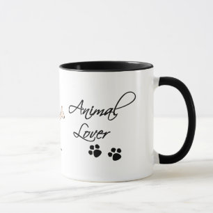 Animal Lover-Paws and Puppy Dog Mug