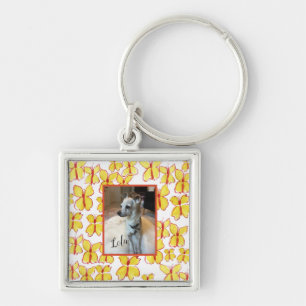 Animal Lover Personalized Framed Pet Photo Keychai Keychain