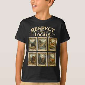 Animal lover stamps wildlife wild animal respect T-Shirt