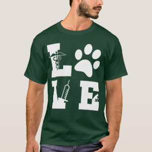 Animal Lover Veterinary Assistant funny T-Shirt