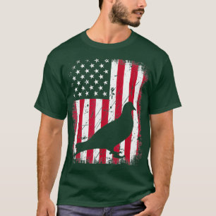 Animal Lover Vintage American Flag 4th Of July T-Shirt