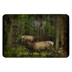 Animal-lover Wildlife-Supporter Wild Art Magnet