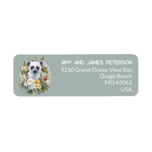 Animal lovers artsy blue aesthetic custom name