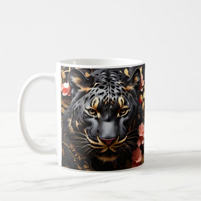 Animal lovers Big Cat Wildlife Safari Predators Coffee Mug (Left)
