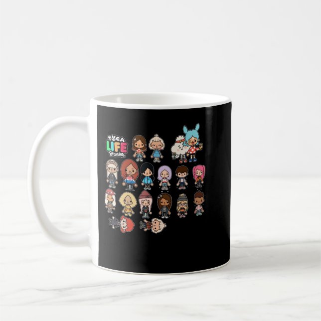 Animal Manga Toca Boca Anime Gift For Christmas Coffee Mug (Left)