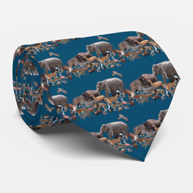 animal march tie (Rolled)