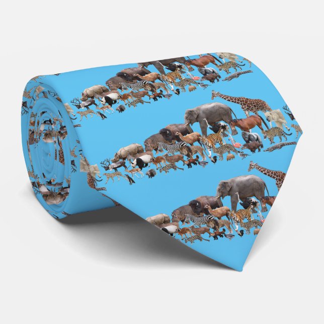 animal march tie (Rolled)