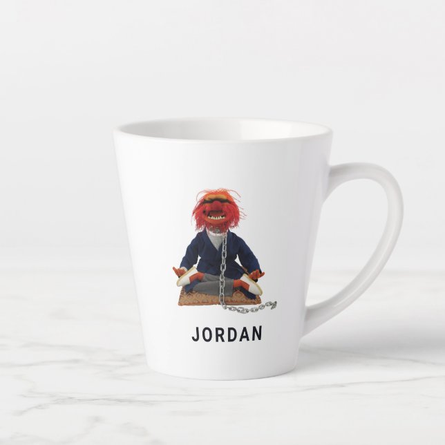 Animal Meditating Latte Mug (Right)