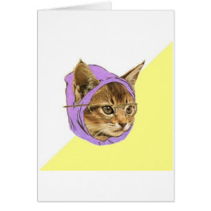 Animal Meme de conseil de chat de Kitty de hippie