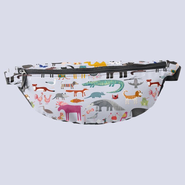 Animal Menagerie Fanny Pack (Animal menagerie fun fanny pack)