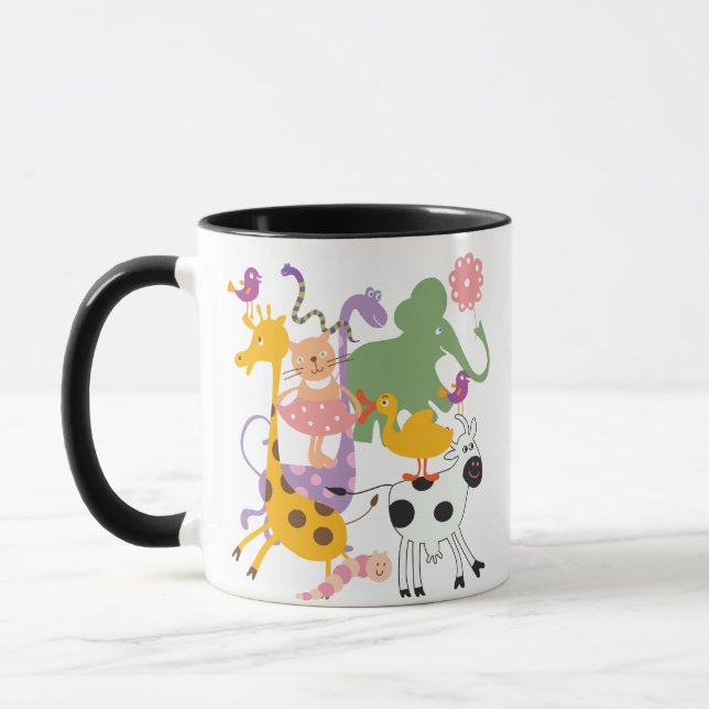 Animal Menagerie Mug (Left)