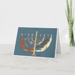 Animal Menorah Holiday Card<br><div class="desc">Leeburg Designs original Hanukkah card.</div>